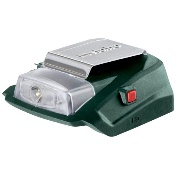 Зарядно USB акум. 2 А + фенер METABO PA 14.4-18 LED / 600288000