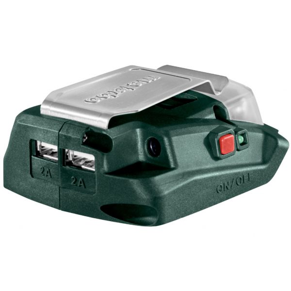 Зарядно USB акум. 2 А + фенер METABO PA 14.4-18 LED / 600288000 - Image 2